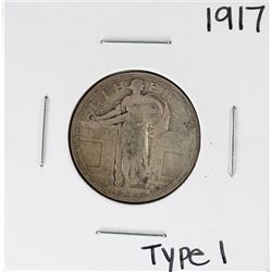 1917 Type 1 Standing Liberty Quarter Coin