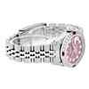 Image 5 : Rolex Ladies Stainless Steel Diamond Lugs & Ruby Datejust Wristwatch
