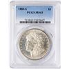 Image 1 : 1880-S $1 Morgan Silver Dollar Coin PCGS MS63