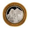 Image 1 : .999 Silver Luxor Las Vegas Nevada $10 Casino Limited Edition Gaming Token