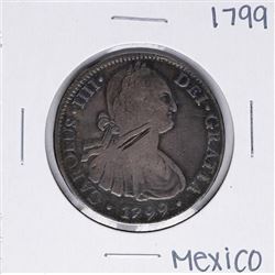 1799 MoFM Mexico 8 Reales Silver Coin