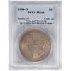 Image 1 : 1884-O $1 Morgan Silver Dollar Coin PCGS MS64 Nice Toning