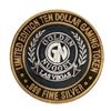 Image 2 : .999 Silver Golden Nugget Las Vegas $10 Limited Edition Casino Gaming Token