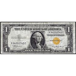 1935A $1 North Africa WWII Emergency Issue Silver Certificate Note