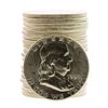Image 1 : Roll of (20) Brilliant Uncirculated 1958 Franklin Half Dollar Coins