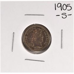 1905-S Barber Dime Coin