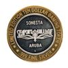 Image 1 : .999 Silver Crystal Casino Aruba $10 Casino Limited Edition Gaming Token