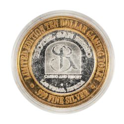.999 Silver Hotel San Remo Las Vegas, NV $10 Limited Edition Casino Gaming Token