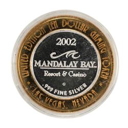 .999 Silver Mandalay Bay Resort & Casino Las Vegas, NV $10 Limited Casino Token