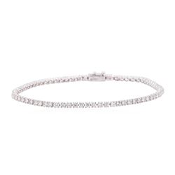 18KT White Gold 3.00 ctw Diamond Bracelet