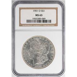 1901-O $1 Morgan Silver Dollar Coin NGC MS63