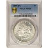Image 2 : 1889-CC $1 Morgan Silver Dollar Coin PCGS MS63