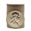 Image 1 : Roll of (20) Brilliant Uncirculated 1957-D Franklin Half Dollar Coins