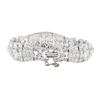 Image 2 : Vintage Platinum 9.65 ctw Diamond Bracelet
