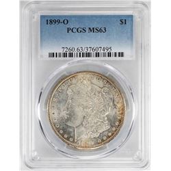 1899-O $1 Morgan Silver Dollar Coin PCGS MS63