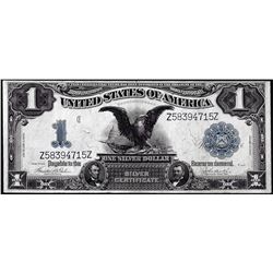 1899 $1 Black Eagle Silver Certificate Note