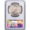 Image 2 : 1925 $1 Peace Silver Dollar Coin NGC MS65 Nice Toning