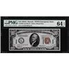 Image 1 : 1934A $10 Federal Reserve WWII Emergency Hawaii Note Fr.2303 PMG Choice Uncircul