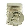 Image 1 : Roll of (20) Brilliant Uncirculated 1954 Franklin Half Dollar Coins