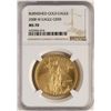Image 1 : 2008-W $50 Burnished American Gold Eagle Coin NGC MS70