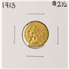 Image 1 : 1913 $2 1/2 Indian Head Quarter Eagle Gold Coin