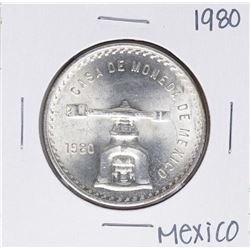 1980 Mexico Casa De Moneda Onza Silver Coin