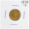 Image 1 : 1878-S $2 1/2 Liberty Head Quarter Eagle Gold Coin