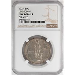 1925 Lexington-Concord Sesquicentennial Commemorative Half Dollar Coin NGC UNC D
