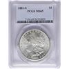 Image 1 : 1881-S $1 Morgan Silver Dollar Coin PCGS MS65
