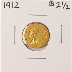 1912 $2 1/2 Indian Head Quarter Eagle Gold Coin