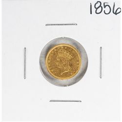 1856 Type 2 $1 Indian Princess Head Gold Dollar Coin