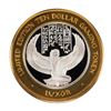 Image 1 : .999 Silver Luxor Las Vegas Nevada $10 Casino Limited Edition Gaming Token