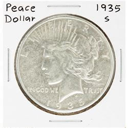1935-S $1 Peace Silver Dollar Coin