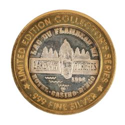 .999 Silver Lake of the Torches Casino $10 Casino Limited Edition Gaming Token