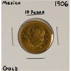 1906 Mexico 10 Pesos Gold Coin