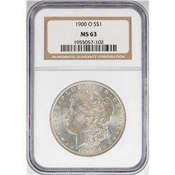 1900-O $1 Morgan Silver Dollar Coin NGC MS63