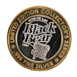 .999 Silver Black Bear Hotel $10 Casino Limited Edition Gaming Token