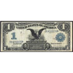 1899 $1 Black Eagle Silver Certificate Note