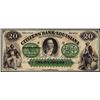 Image 1 : 1800's $20 Citizens Bank of Louisiana Obsolete Bank Note