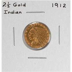 1912 $2 1/2 Indian Head Quarter Eagle Gold Coin