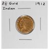 Image 1 : 1912 $2 1/2 Indian Head Quarter Eagle Gold Coin