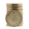 Image 1 : Roll of (20) Brilliant Uncirculated 1943-1945 Mexico Un Peso Silver Coins