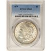 Image 1 : 1879 $1 Morgan Silver Dollar Coin PCGS MS63