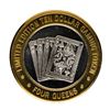 Image 2 : .999 Fine Silver Four Queens Casino Las Vegas $10 Limited Edition Gaming Token