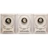Image 1 : Set of (3) 2003-S Proof State Quarter Coins PCGS PR69DCAM