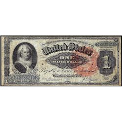 1886 $1 Martha Washington Silver Certificate Note