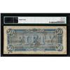Image 2 : 1864 $50 Confederate States of America Note T-66 PMG Choice About Uncirculated 5
