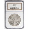 Image 1 : 1898 $1 Morgan Silver Dollar Coin NGC MS63