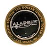 Image 2 : .999 Silver Aladdin Resort Casino $10 Casino Limited Edition Gaming Token