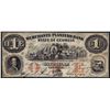 Image 1 : 1857 $1 Merchants and Planters Bank Georgia Obsolete Note